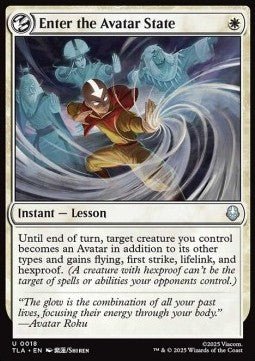 Enter the Avatar State - Magic: The Gathering | Avatar: The Last Airbender (Uncommon) [TLA - 18] - El Duelista