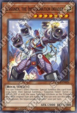 Epigonen, the Impersonation Invader - Battle of Chaos (Super Rare) [BACH - 026] - El Duelista