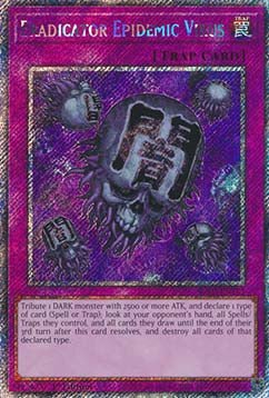 Eradicator Epidemic Virus (V.1 - Platinum Secret Rare) - Quarter Century Bonanza (Platinum Secret Rare) [RA03 - 183] - El Duelista