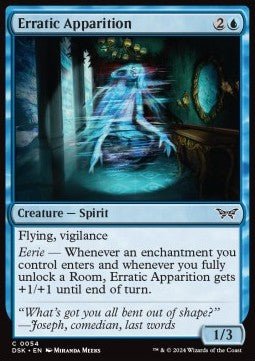 Erratic Apparition⁣ - Duskmourn: House of Horror⁣ (Common)⁣ [54] - El Duelista