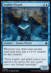 Erudite Wizard⁣ - Magic: The Gathering Foundations⁣ (Common)⁣ [37] - El Duelista