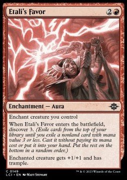 Etali's Favor⁣ - The Lost Caverns of Ixalan⁣ (Common)⁣ [149] - El Duelista