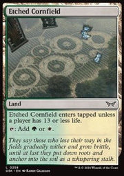 Etched Cornfield⁣ - Duskmourn: House of Horror⁣ (Common)⁣ [258] - El Duelista
