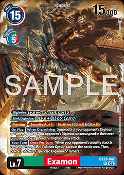 Examon (BT23 - 047) (V.1) - Hackers' Slumber (Super Rare) [BT - 23 - 047] - El Duelista