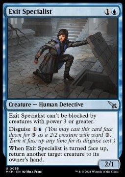 Exit Specialist⁣ - Murders at Karlov Manor⁣ (Uncommon)⁣ [55] - El Duelista
