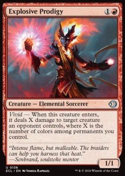 Explosive Prodigy - Lorwyn Eclipsed (Uncommon) [ECL - 136] - El Duelista