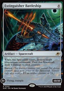 Extinguisher Battleship⁣ - Edge of Eternities⁣ (Rare)⁣ [242] - El Duelista