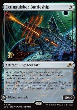Extinguisher Battleship (V.1)⁣ - Edge of Eternities: Promos⁣ (Rare)⁣ [242] - El Duelista