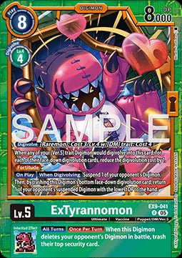 ExTyrannomon (EX9 - 041)⁣ - Versus Monsters⁣ (Rare)⁣ [041] - El Duelista