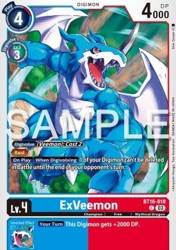 ExVeemon (BT16 - 018)⁣ - Beginning Observer⁣ (Common)⁣ [018] - El Duelista