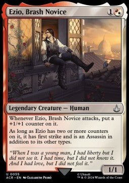 Ezio, Brash Novice⁣ - Universes Beyond: Assassin's Creed⁣ (Uncommon)⁣ [55] - El Duelista