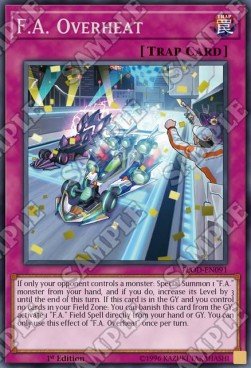 F.A. Overheat⁣ - Flames of Destruction⁣ (Rare)⁣ [091] - El Duelista