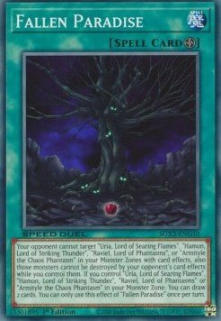 Fallen Paradise⁣ - Speed Duel GX: Duelists of Shadows⁣ (Common)⁣ [G10] - El Duelista