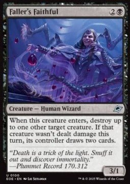 Faller's Faithful⁣ - Edge of Eternities⁣ (Uncommon)⁣ [100] - El Duelista