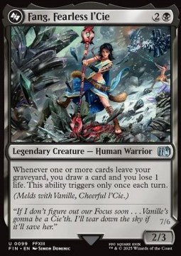 Fang, Fearless l'Cie // Ragnarok, Divine Deliverance⁣ - Magic: The Gathering - FINAL FANTASY⁣ (Uncommon)⁣ [99] - El Duelista