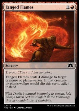 Fanged Flames⁣ - Modern Horizons 3⁣ (Common)⁣ [118] - El Duelista