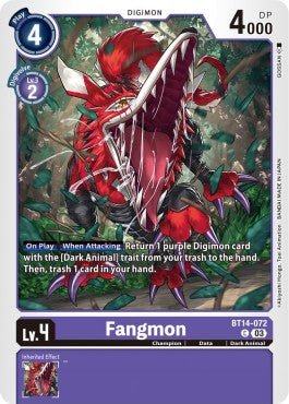 Fangmon (BT14 - 072)⁣ - Blast Ace⁣ (Common)⁣ [072] - El Duelista
