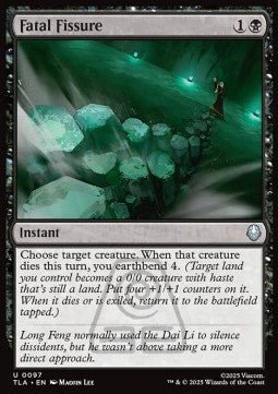 Fatal Fissure - Magic: The Gathering | Avatar: The Last Airbender (Uncommon) [TLA - 97] - El Duelista