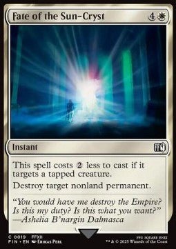 Fate of the Sun - Cryst⁣ - Magic: The Gathering - FINAL FANTASY⁣ (Common)⁣ [19] - El Duelista