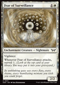Fear of Surveillance⁣ - Duskmourn: House of Horror⁣ (Common)⁣ [11] - El Duelista