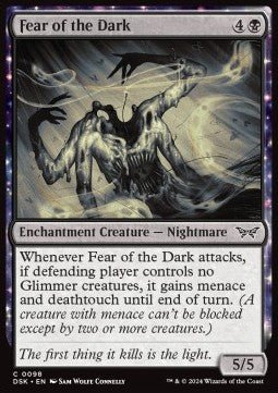 Fear of the Dark⁣ - Duskmourn: House of Horror⁣ (Common)⁣ [98] - El Duelista