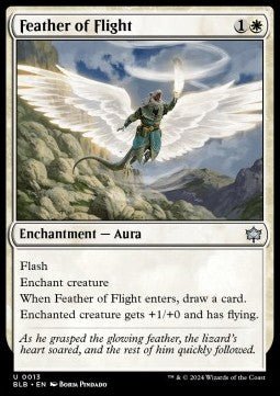 Feather of Flight⁣ - Bloomburrow⁣ (Uncommon)⁣ [13] - El Duelista