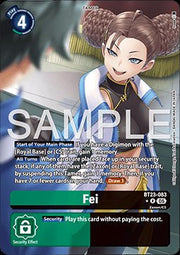 Fei (BT23 - 083) (V.2) - Hackers' Slumber (Alternative Art) [BT - 23 - 083] - El Duelista