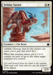 Felidar Savior⁣ - Magic: The Gathering Foundations⁣ (Common)⁣ [12] - El Duelista