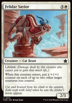 Felidar Savior⁣ - Magic: The Gathering Foundations⁣ (Common)⁣ [12] - El Duelista