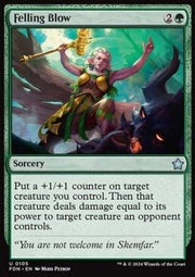 Felling Blow - Magic: The Gathering Foundations (Uncommon) [FDN - 105] - El Duelista