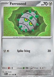 Ferroseed⁣ - Paradox Rift⁣ (Common)⁣ [127] - El Duelista