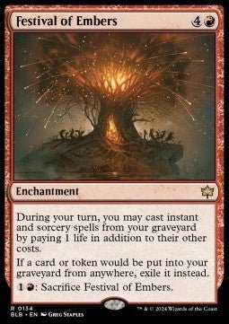 Festival of Embers⁣ - Bloomburrow⁣ (Rare)⁣ [134] - El Duelista