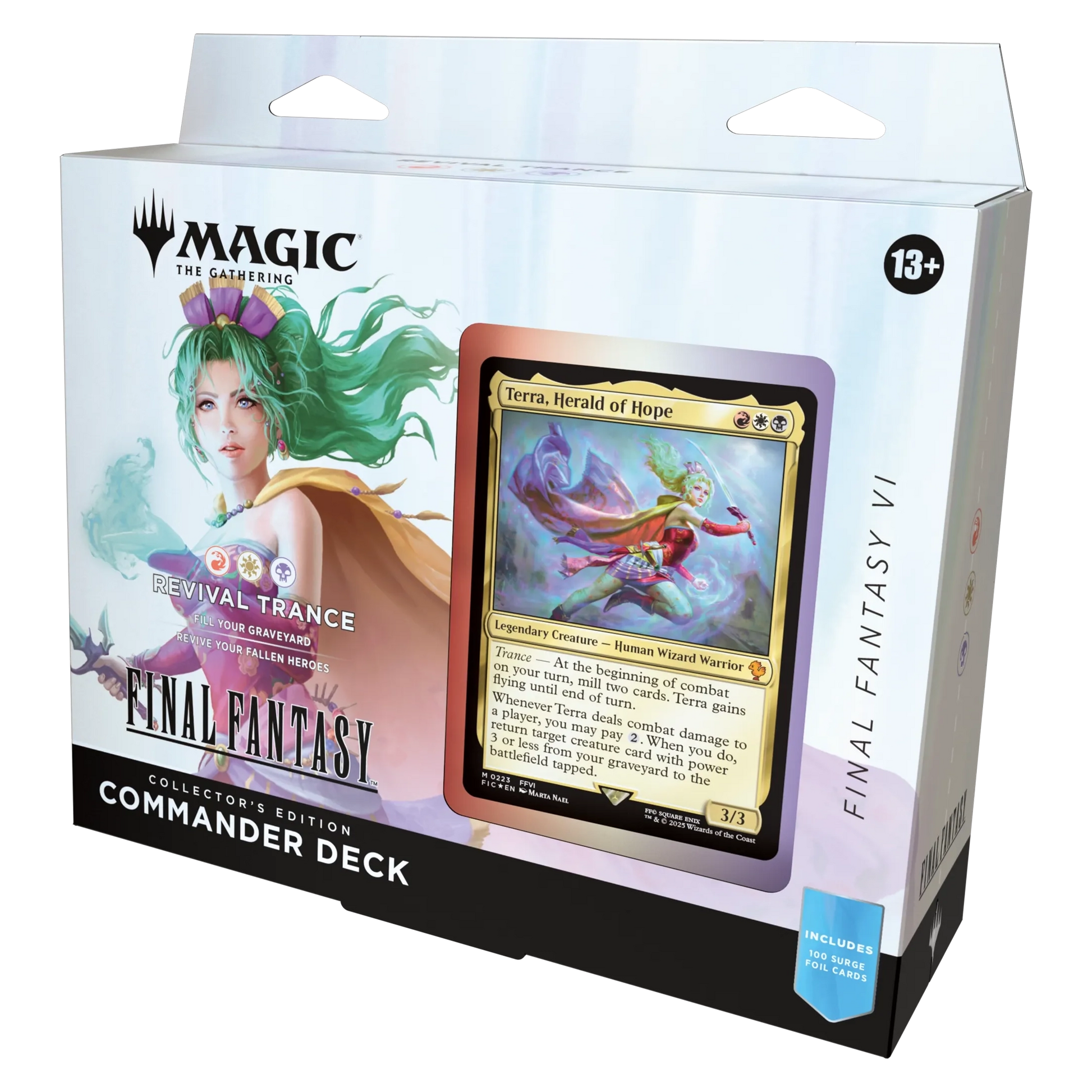 Mazo de Commander Revival Trance de Magic: The Gathering—FINAL FANTASY Collector’s Edition en inglés