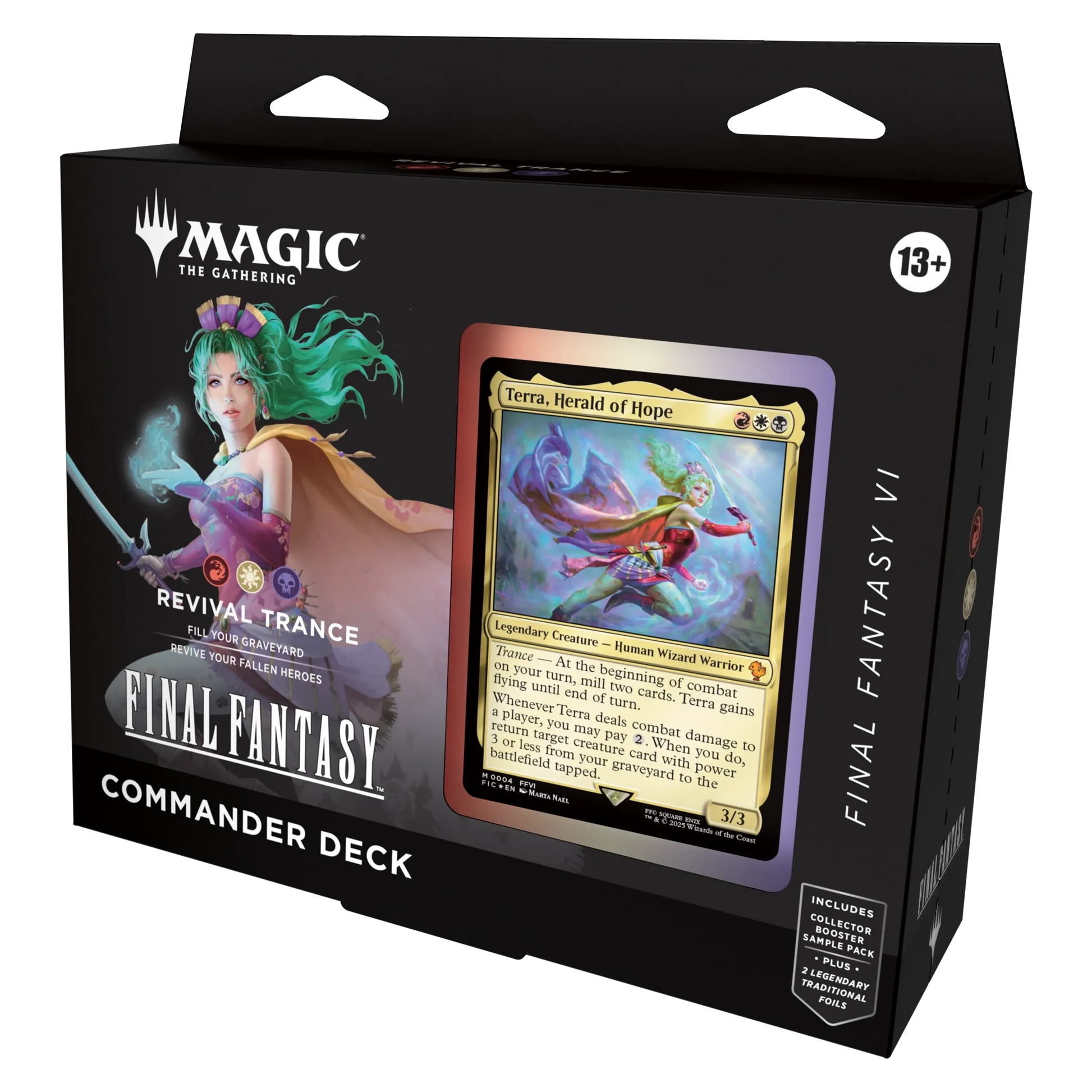 Mazo de Commander Revival Trance de Magic: The Gathering—FINAL FANTASY en inglés