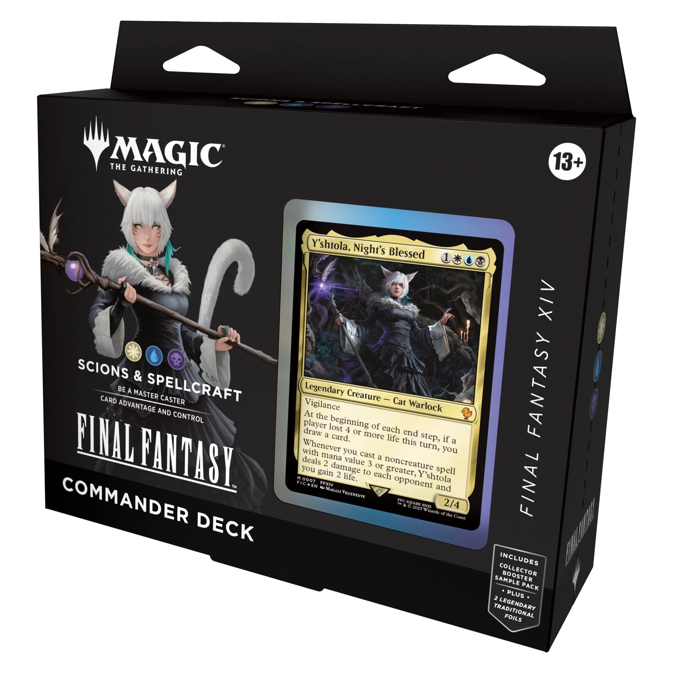 Mazo de Commander Scions & Spellcraft de Magic: The Gathering—FINAL FANTASY en inglés