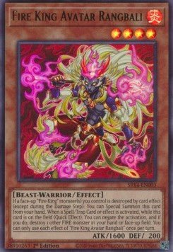 Fire King Avatar Rangbali⁣ - Structure Deck: Fire Kings⁣ (Ultra Rare)⁣ [003] - El Duelista