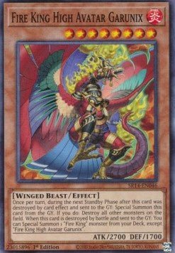 Fire King High Avatar Garunix⁣ - Structure Deck: Fire Kings⁣ (Common)⁣ [046] - El Duelista