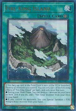Fire King Island (V.2 - Ultra Rare)⁣ - Quarter Century Bonanza⁣ (Ultra Rare)⁣ [059] - El Duelista