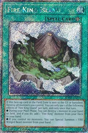Fire King Island (V.4 - Platinum Secret Rare)⁣ - Quarter Century Bonanza⁣ (Platinum Secret Rare)⁣ [059] - El Duelista