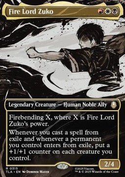 Fire Lord Zuko (V.1) - Magic: The Gathering | Avatar: The Last Airbender: Extras (Rare) [XTLA - 315] - El Duelista