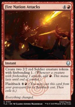 Fire Nation Attacks - Magic: The Gathering | Avatar: The Last Airbender (Uncommon) [TLA - 133] - El Duelista