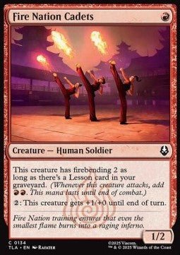 Fire Nation Cadets - Magic: The Gathering | Avatar: The Last Airbender (Common) [TLA - 134] - El Duelista