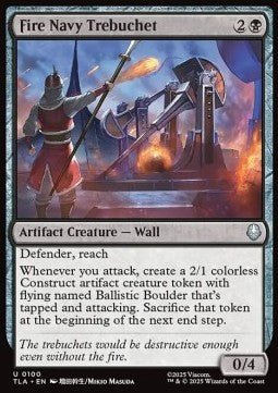 Fire Navy Trebuchet - Magic: The Gathering | Avatar: The Last Airbender (Uncommon) [TLA - 100] - El Duelista