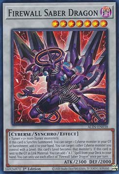 Firewall Saber Dragon⁣ - Alliance Insight⁣ (Super Rare)⁣ [038] - El Duelista