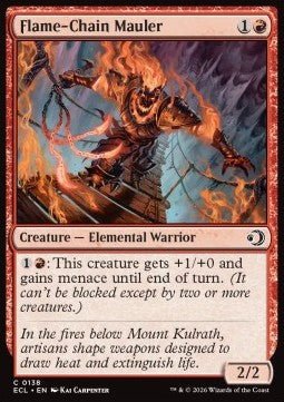 Flame - Chain Mauler - Lorwyn Eclipsed (Common) [ECL - 138] - El Duelista