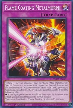 Flame Coating Metalmorph⁣ - Supreme Darkness⁣ (Common)⁣ [075] - El Duelista