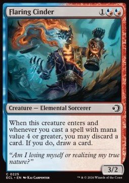Flaring Cinder - Lorwyn Eclipsed (Common) [ECL - 225] - El Duelista