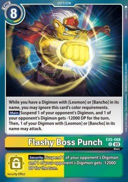 Flashy Boss Punch (EX5 - 068)⁣ - Animal Colosseum⁣ (Rare)⁣ [068] - El Duelista