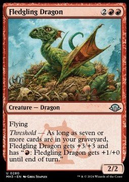 Fledgling Dragon⁣ - Modern Horizons 3⁣ (Uncommon)⁣ [280] - El Duelista