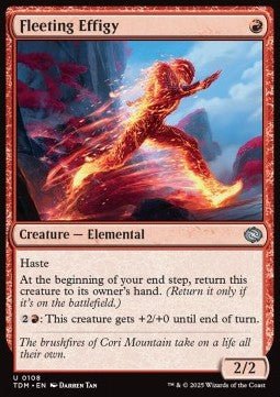 Fleeting Effigy⁣ - Tarkir: Dragonstorm⁣ (Uncommon)⁣ [108] - El Duelista